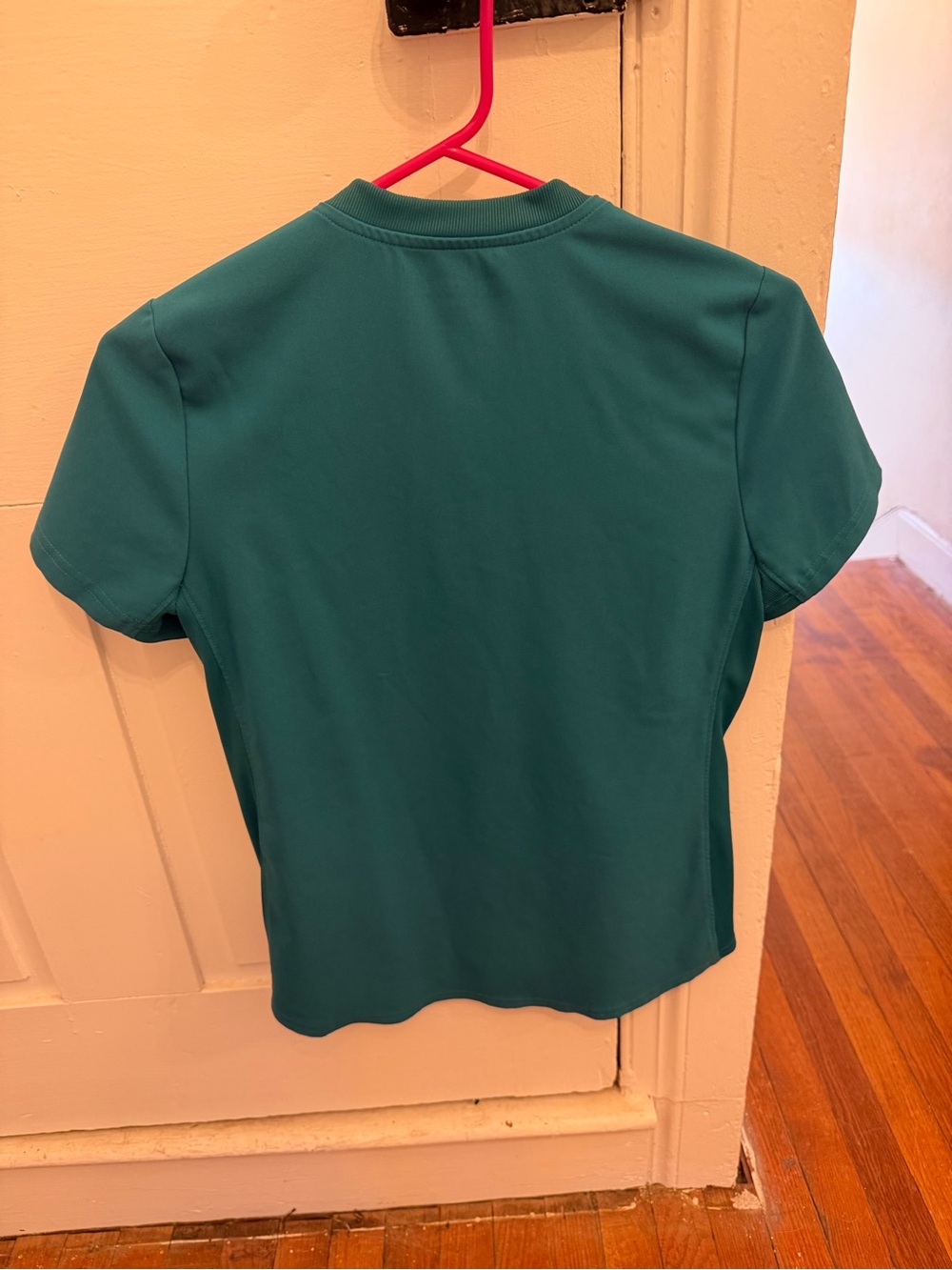 Landau Teal Short-Sleeve Crew Neck Top